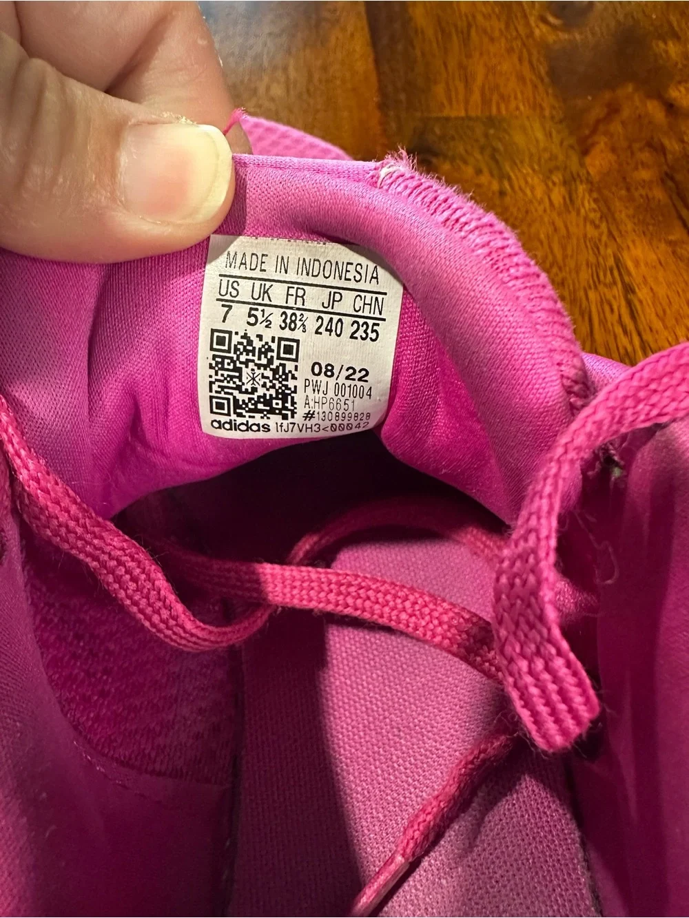 Adidas Runfalcon 3.0 Wide Women’s Sneakers Pink Lucid Fuchsia Blue Dawn Size 7
